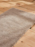 Light grey cosy washable shaggy runner rug, imported from the UK
