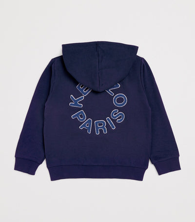 Harrods Kenzo Kids Cotton Logo Zip Hoodie (5-14 Years)- Buy online at McGrocer