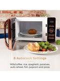 Tower White/Rose Gold 20L microwave (British brand)