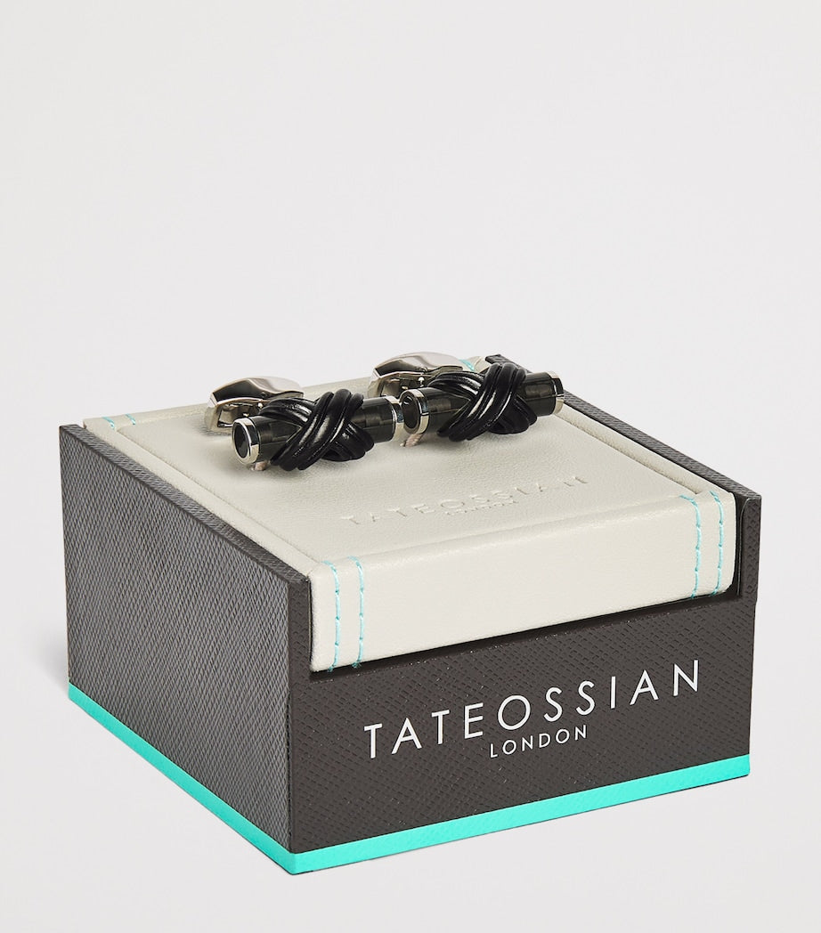 Tateossian knot cufflinks (British brand)