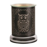 Aroma Accessories electric wax melter black owl 17cm, imported from the UK