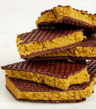 Harrods crunchy pistachio chocolate sandwich slab 260g, UK version