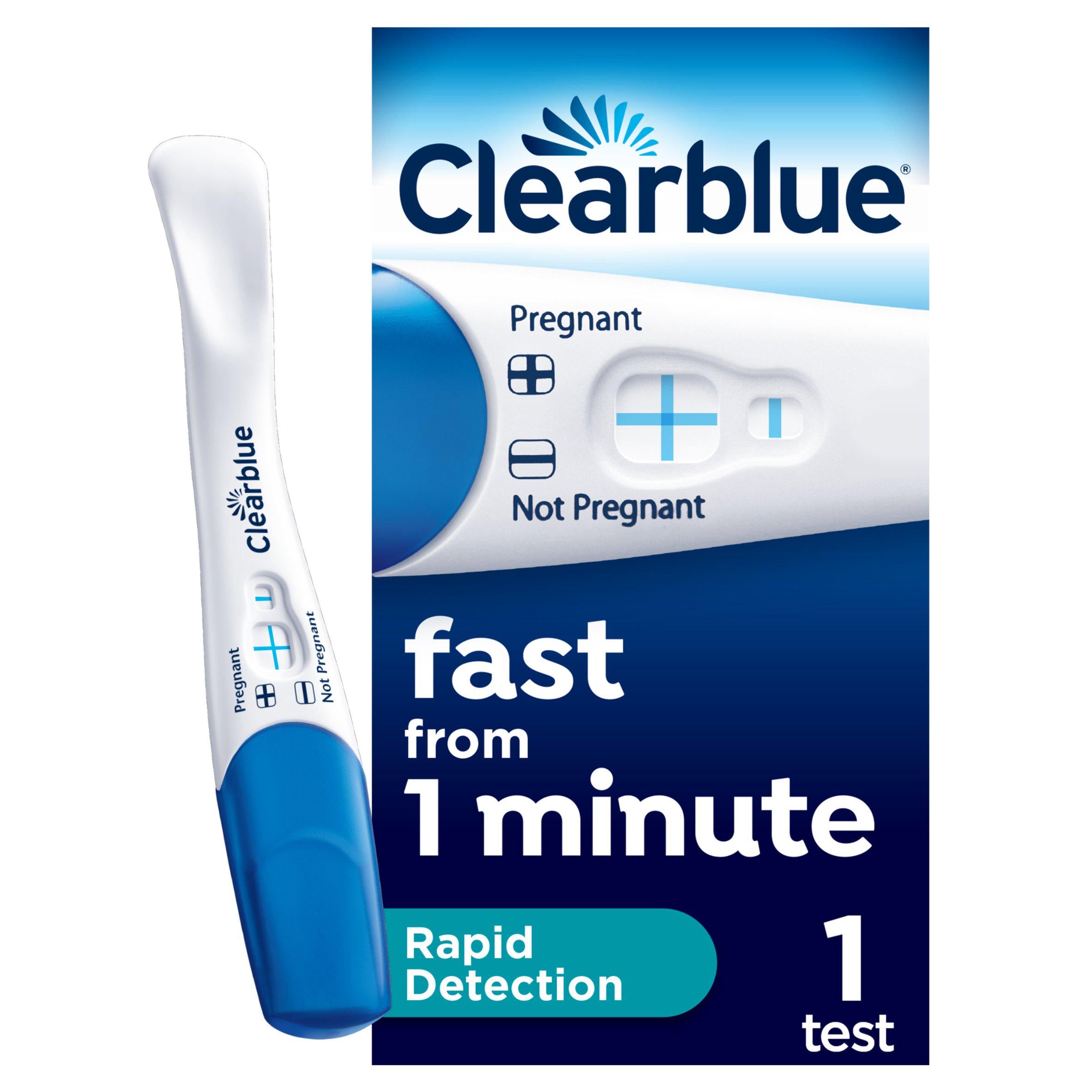 Clearblue Rapid Detection Pregnancy Test x1 GOODS Sainsburys   