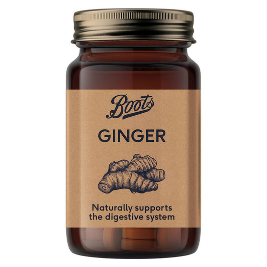 Boots Naturals Ginger 60 Tablets Vitamins, Minerals & Supplements Boots   