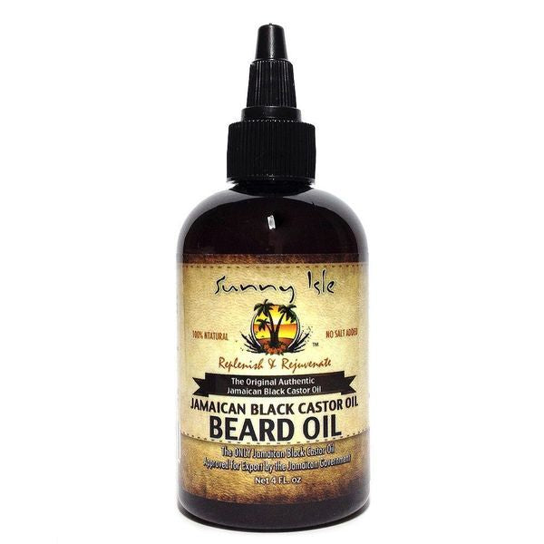 Sunny Isle Jamaican Black Castor Oil beard oil 4oz (British brand)