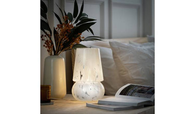 Argos Habitat Rahnn Confetti Glass Table Lamp White- Buy online at McGrocer