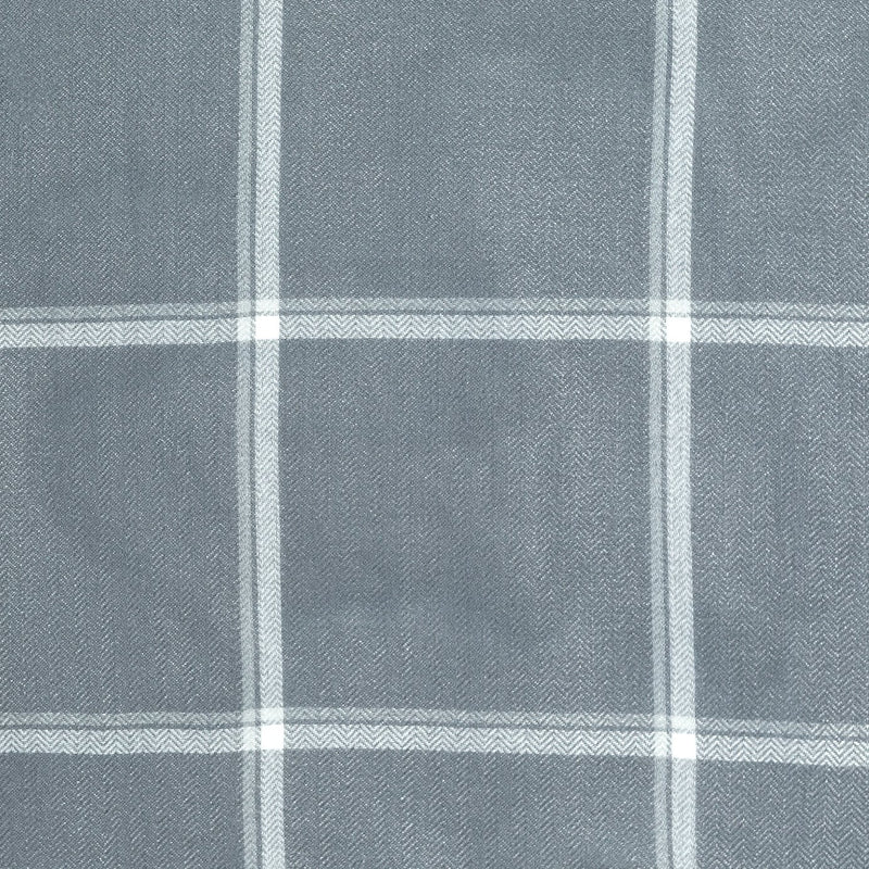 Habitat Grey Square Check Eyelet Curtains 168x229cm, UK version