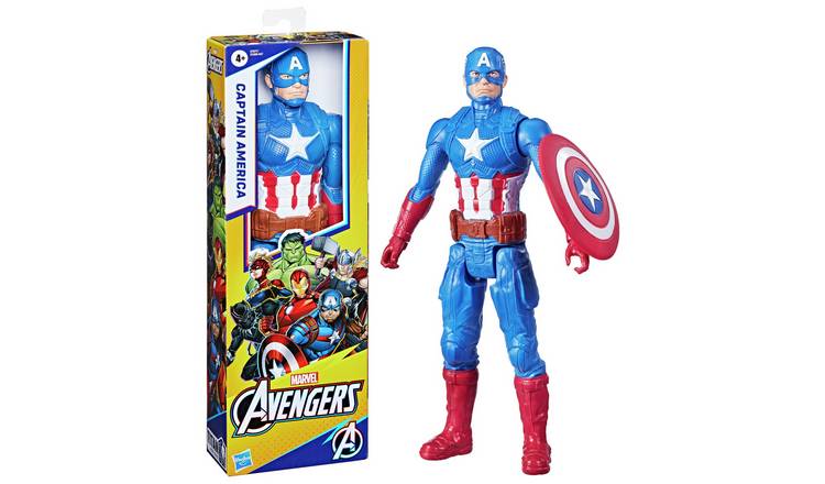 Marvel Avengers Titan Hero Captain America Action Figure