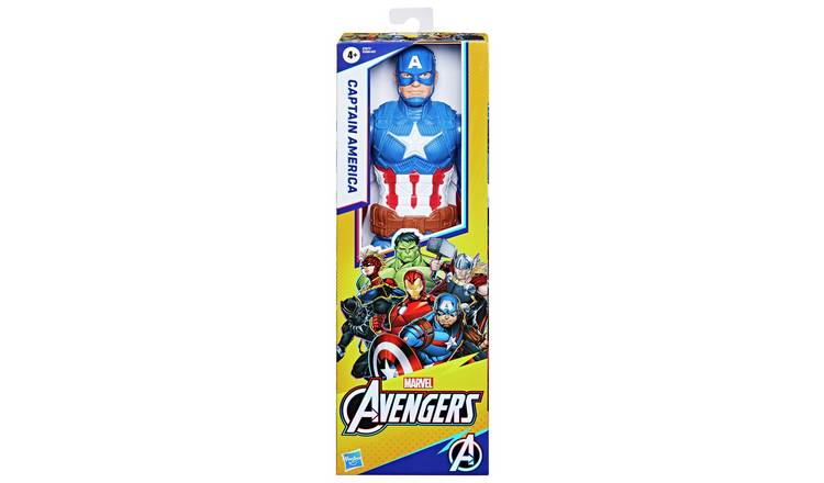 Marvel Avengers Titan Hero Captain America Action Figure GOODS Argos