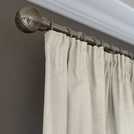 Habitat cream herringbone pencil pleat curtains 168x183cm, UK version