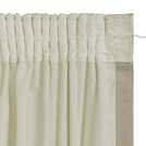 Habitat cream herringbone pencil pleat curtains 168x183cm, UK version