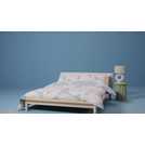 Habitat Akio Kingsize Wooden Platform Bed Frame Natural, UK version
