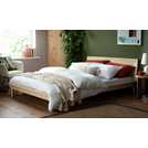 Habitat Akio Kingsize Wooden Platform Bed Frame Natural, UK version