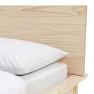 Habitat Akio Kingsize Wooden Platform Bed Frame Natural, UK version