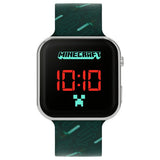 Minecraft green digital watch 35mm (British brand)