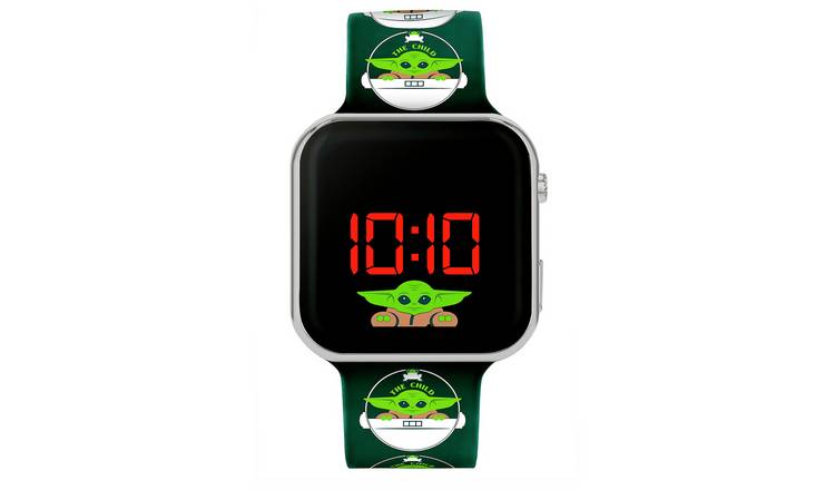 Disney Star Wars Mandalorian watch with Baby Yoda dial, UK version