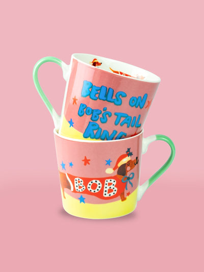 Next Eleanor Bowmer Bells on Bob Christmas Mug Set- Buy online at McGrocer