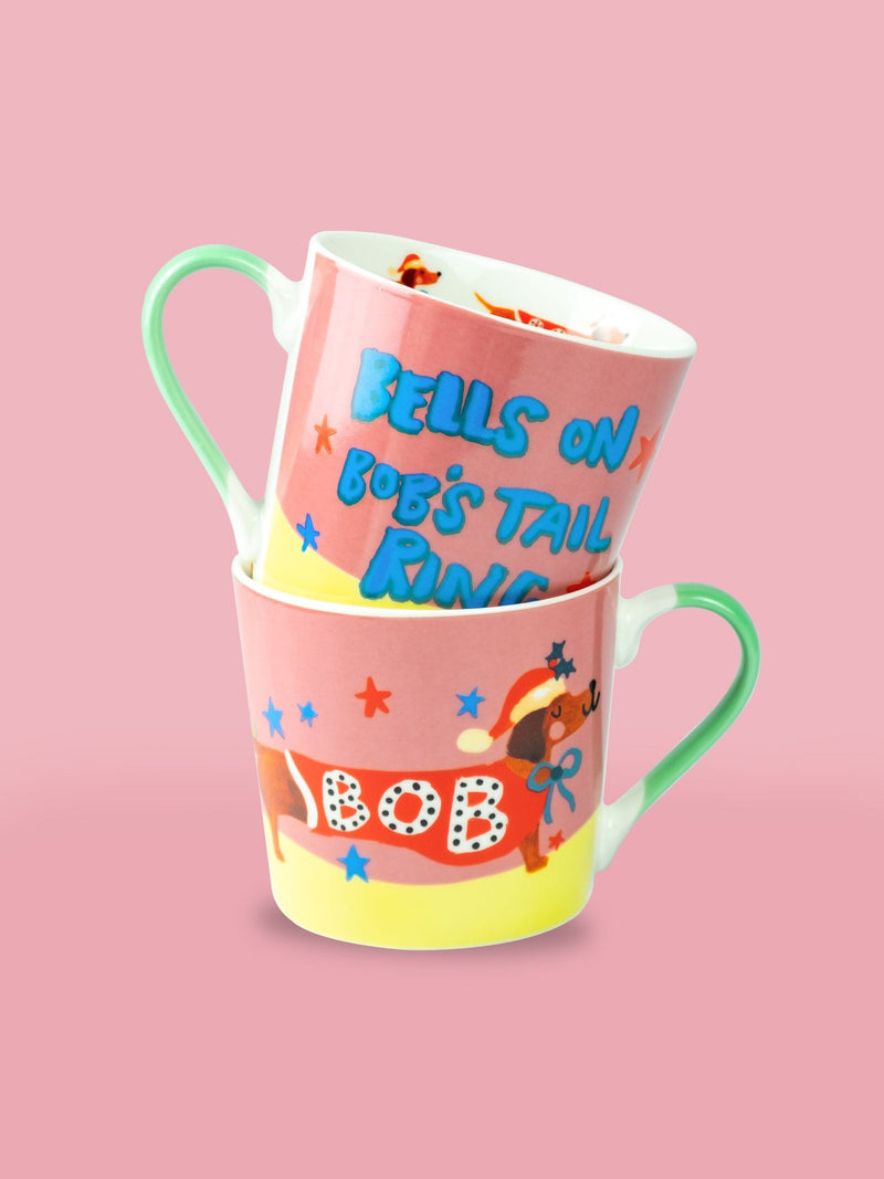 Eleanor Bowmer Bells on Bob Christmas Mug Set