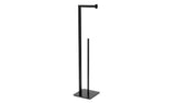 Argos Home freestanding black toilet roll holder (British brand)