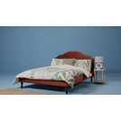 Habitat kingsize velvet bed frame in orange, UK version