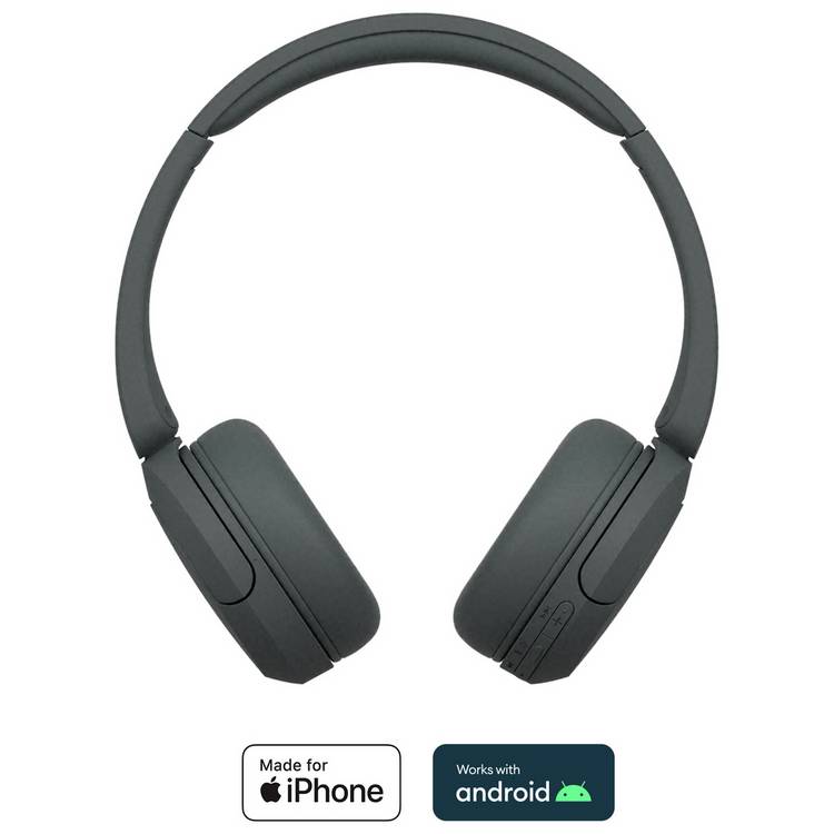 Sony on-ear wireless Bluetooth headphones (British brand)