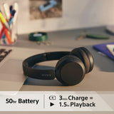 Sony on-ear wireless Bluetooth headphones (British brand)