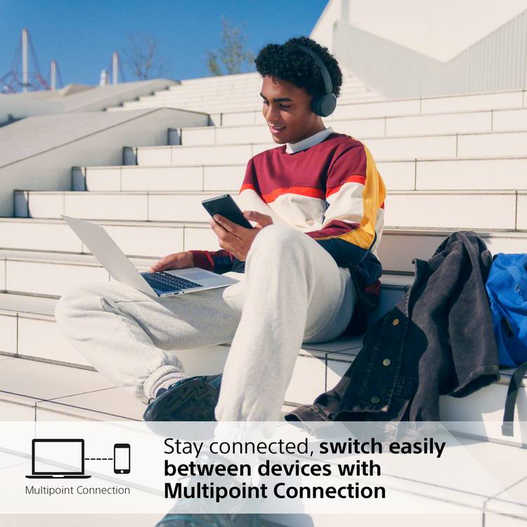 Sony on-ear wireless Bluetooth headphones (British brand)