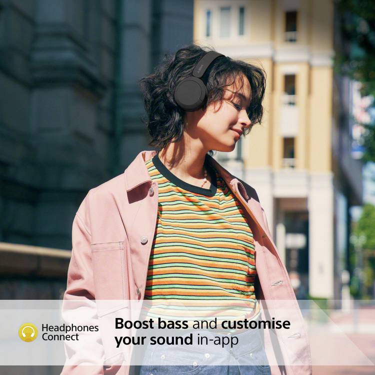 Sony on-ear wireless Bluetooth headphones (British brand)