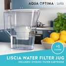 Aqua Optima Liscia water filter jug 2.5 litres - British product