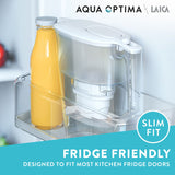 Aqua Optima Liscia water filter jug white 2.5L - British product