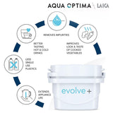 Aqua Optima Liscia water filter jug white 2.5L - British product
