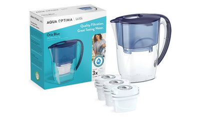Argos Aqua Optima Oria Water Filter Jug with 3 Filter Cartridges- Buy online at McGrocer