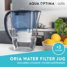 Aqua Optima Oria water filter jug 2.8 litres - British product