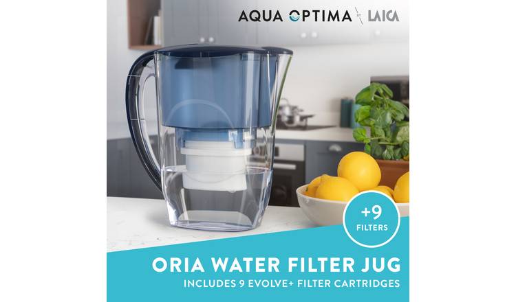 Aqua Optima Oria water jug 2.8L with filters - British product