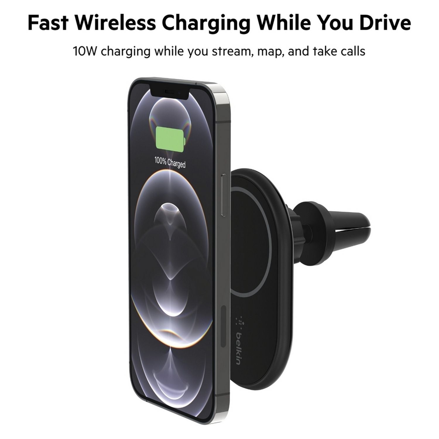 Belkin 10W MagSafe car charger black - British product