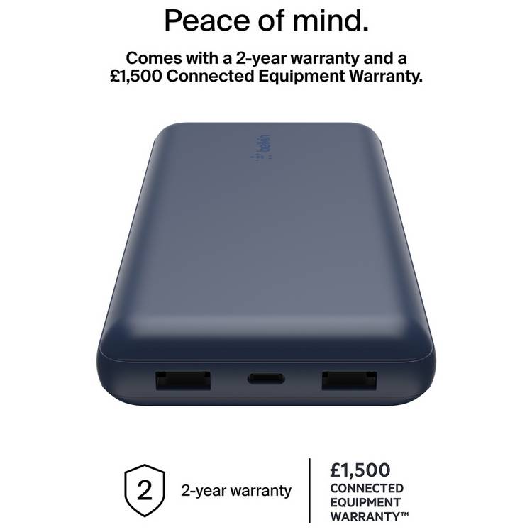 Belkin power bank blue 15W 20000mAh - British product