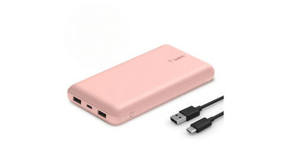 Argos Belkin 15W 20000mAh Portable Power Bank - Rose Gold- Buy online at McGrocer