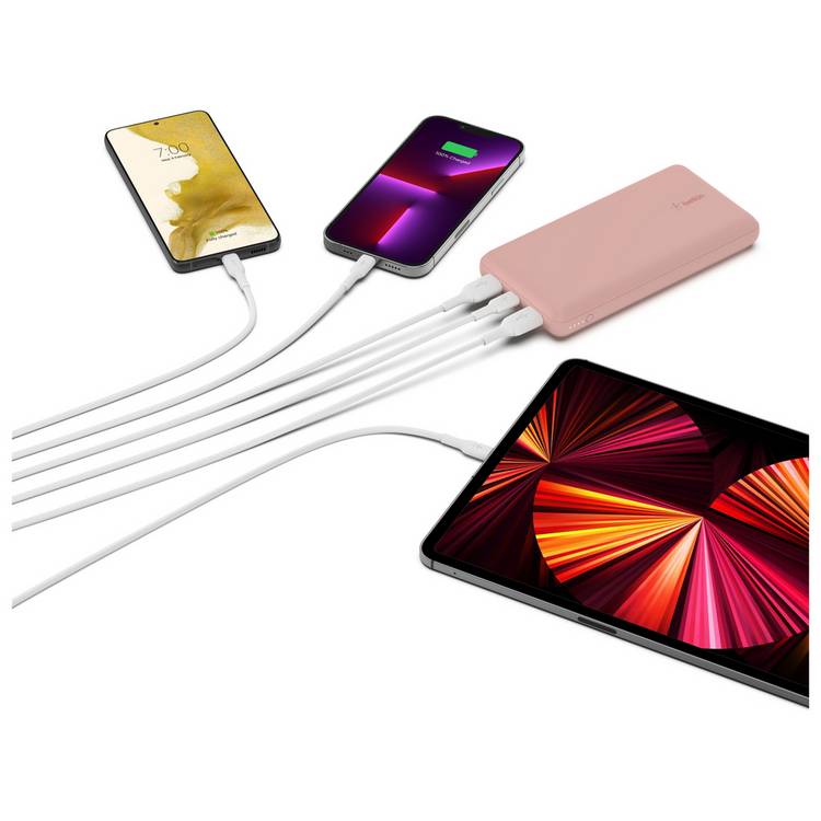Belkin 15W 20000mAh portable power bank rose gold - British product