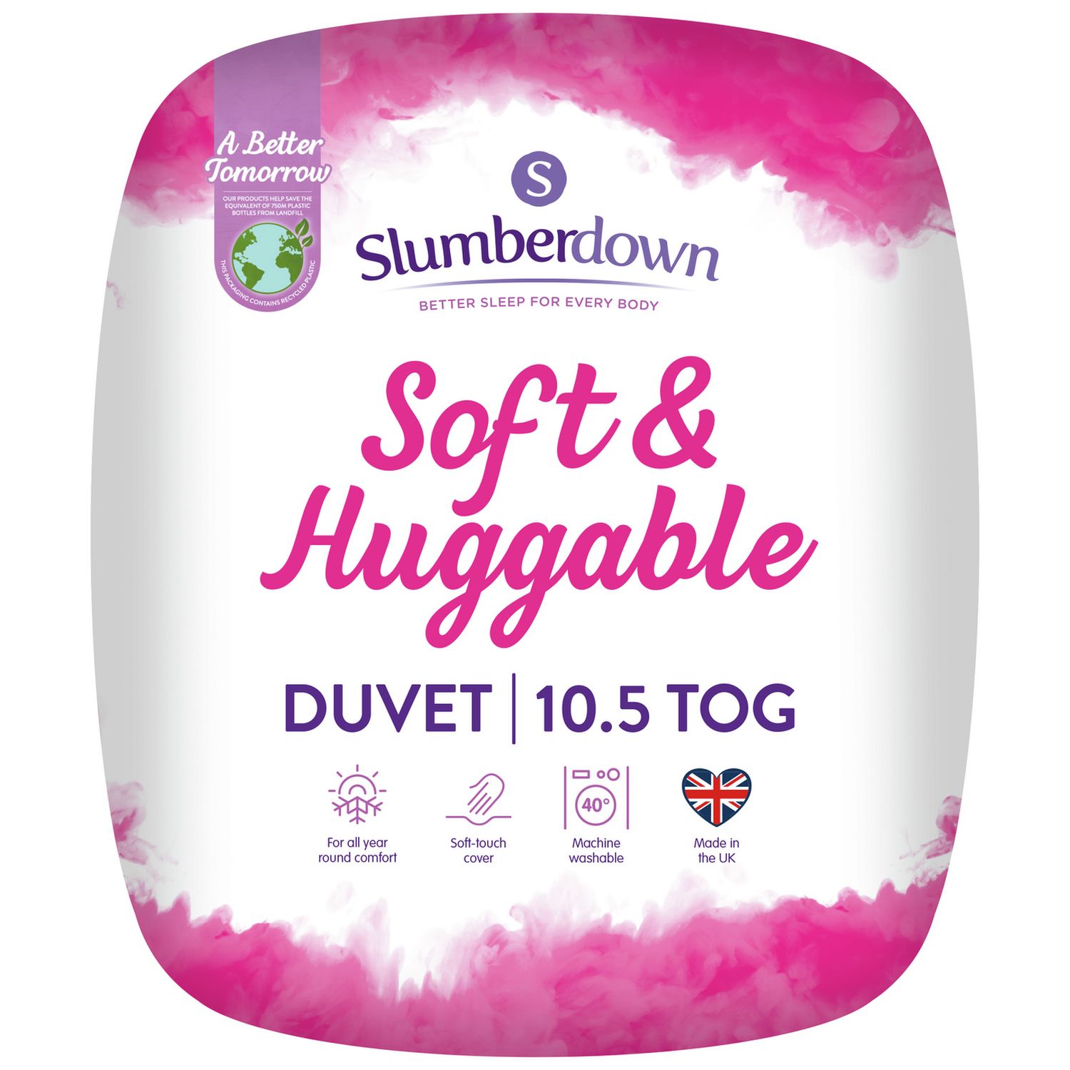 Slumberdown Soft and Huggable 10.5 Tog Duvet King Size (British brand)