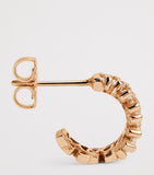 Suzanne Kalan rose gold diamond hoop earrings (British brand)