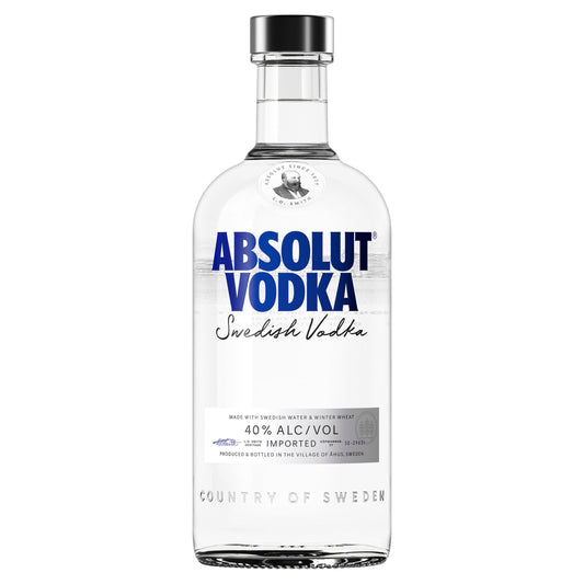 Absolut Blue Original Swedish Vodka 70cl Absolut Beefeater Malfy & Malibu Sainsburys   