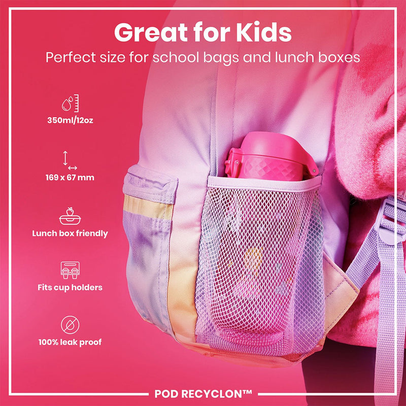 Ion8 Princess Pink water bottle 350ml, UK version