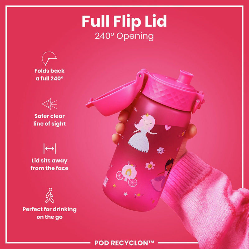 Ion8 Princess Pink water bottle 350ml, UK version