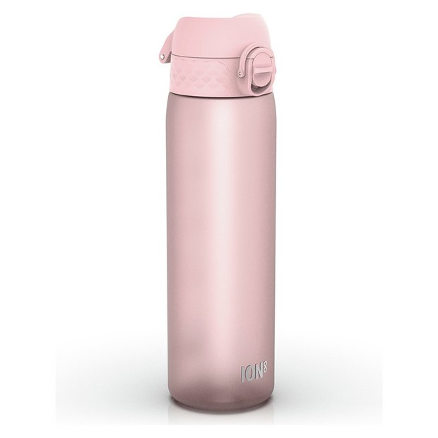 Ion8 rose pink water bottle 500ml, UK version