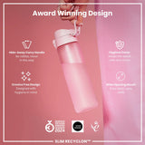 Ion8 rose pink water bottle 500ml, UK version