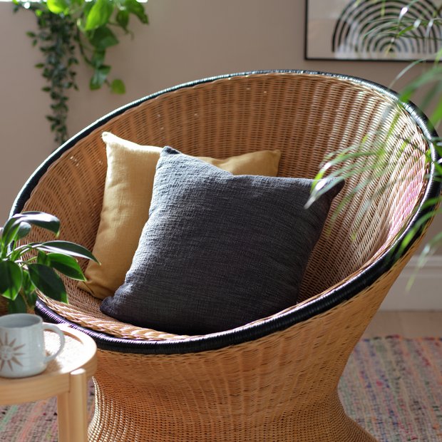 Habitat grey cushion 43x43cm, UK version