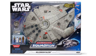 Star Wars Micro Galaxy Squadron Millennium Falcon Collectible Spaceship Toy 22.5cm