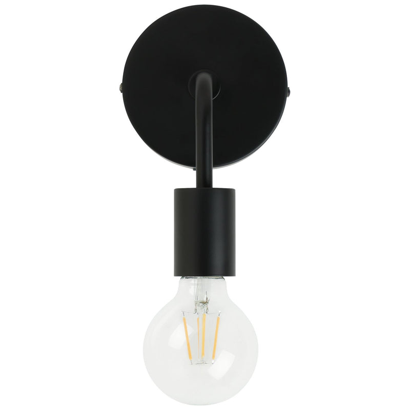 Argos Home Rayner Black Plug-in Wall Light - British product