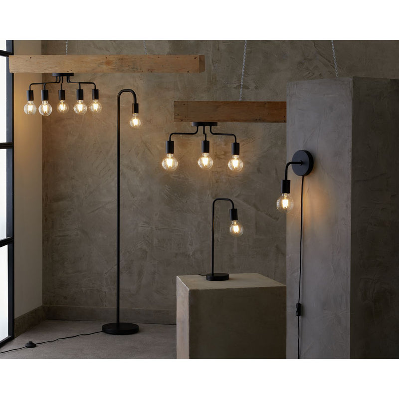 Argos Home Rayner Black Plug-in Wall Light - British product