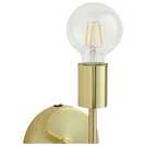 Argos Home Rayner Brass Plug-in Wall Light - British product